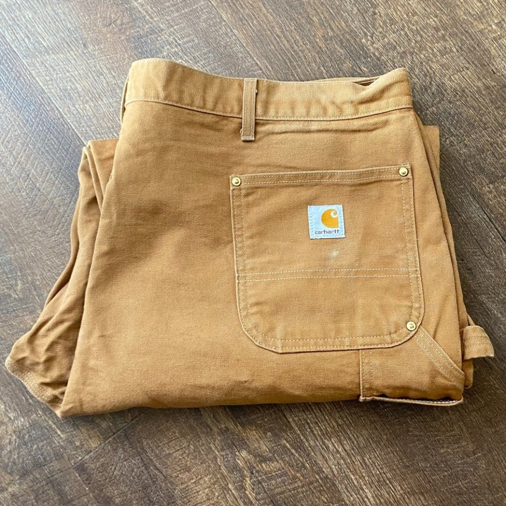 Carhartt Firm Duck Double-Front Dungaree - 46Wx32L - Picture 7 of 8